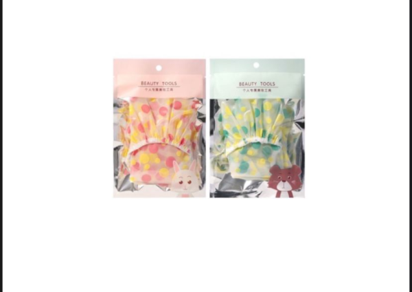 Adorable Polka Dot Shower Caps
